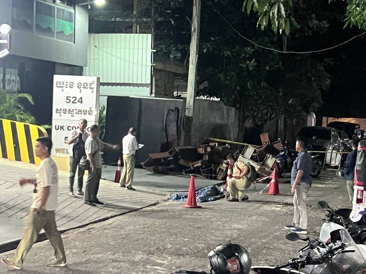 金边公寓情侣双亡！男子11楼坠下，女友死在房内