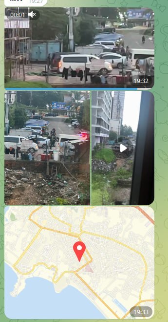 西港帝豪后面也有宪兵在疯狂检查抓人
