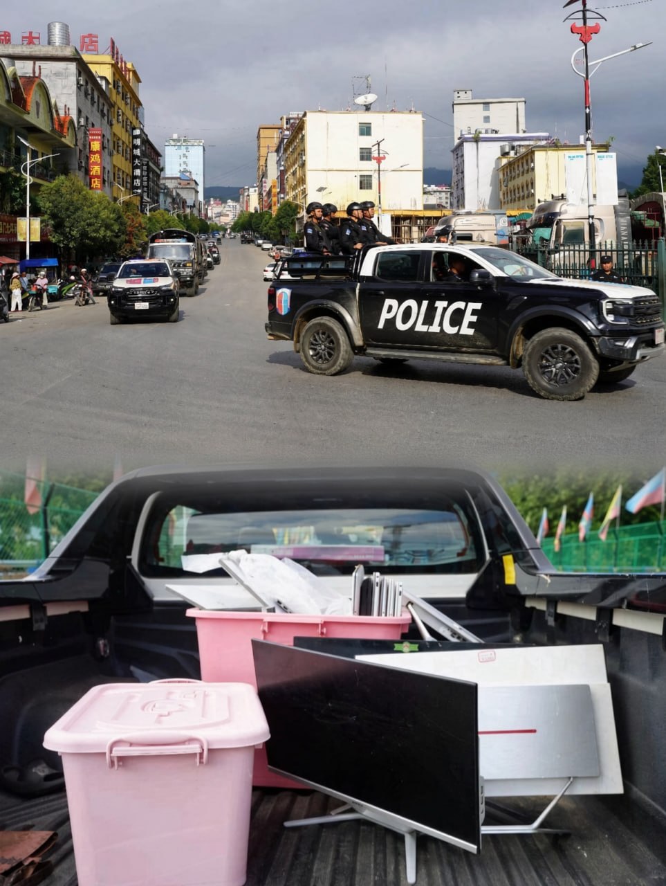 佤邦司法委联合中国执法部门在云南普洱孟连勐啊口岸依法向中方移交64名跨境涉诈涉案…