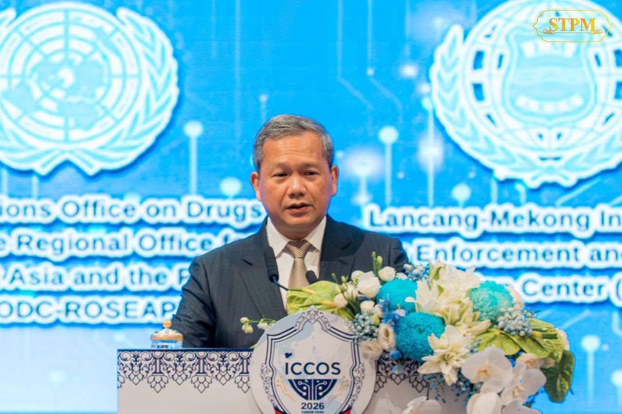 柬埔寨总理洪玛奈在金边出席国际打击网络诈骗会议开幕式时表示,网络诈骗已严重威胁公…
