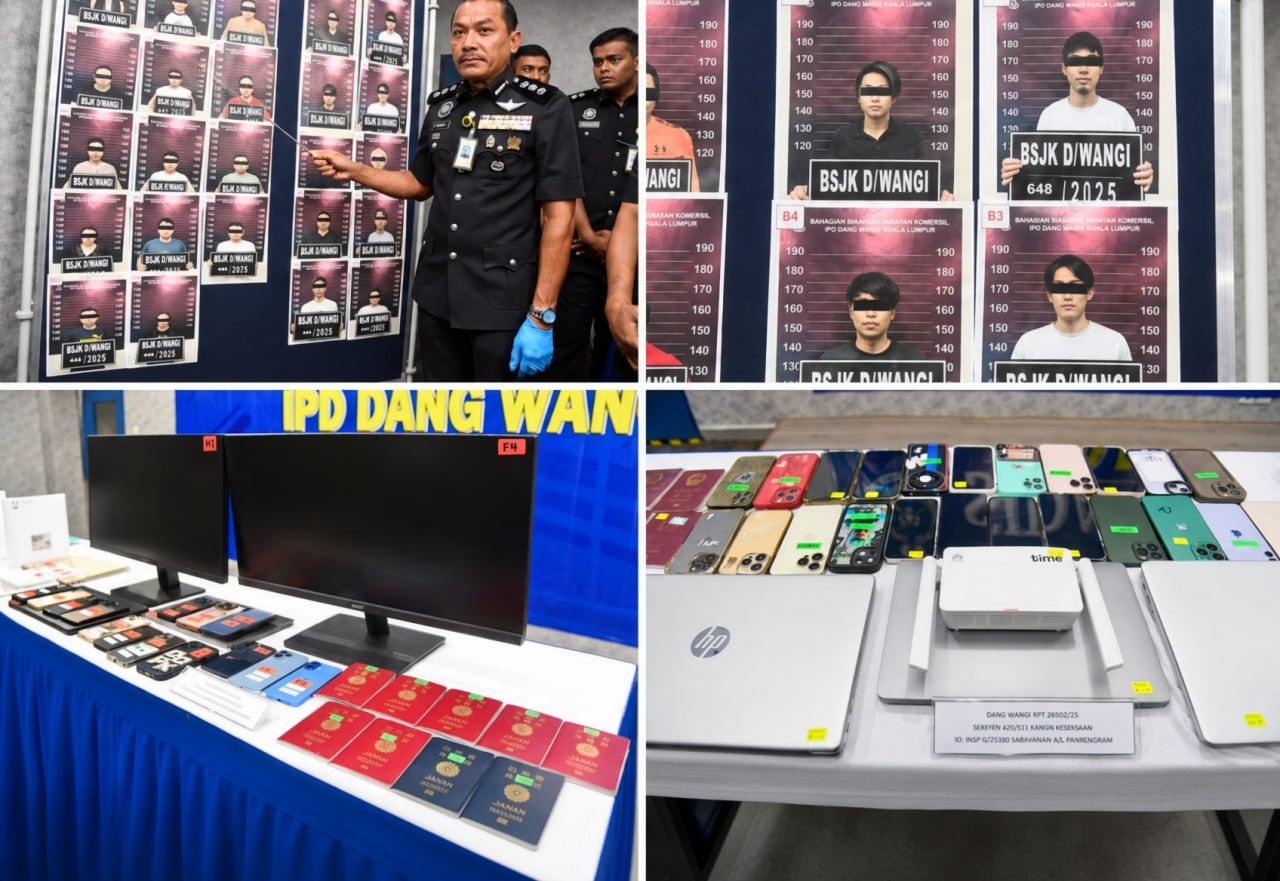 马来西亚吉隆坡警方于9月18日和19日展开两次突击行动,捣毁两个分别 targe…