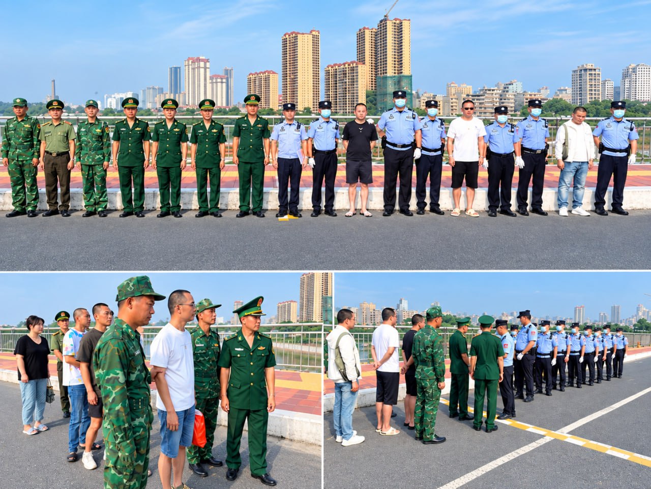 越南广宁省芒街边防部门与警方于9月23日通过北仑二桥口岸,向中方移交8名中国公民…