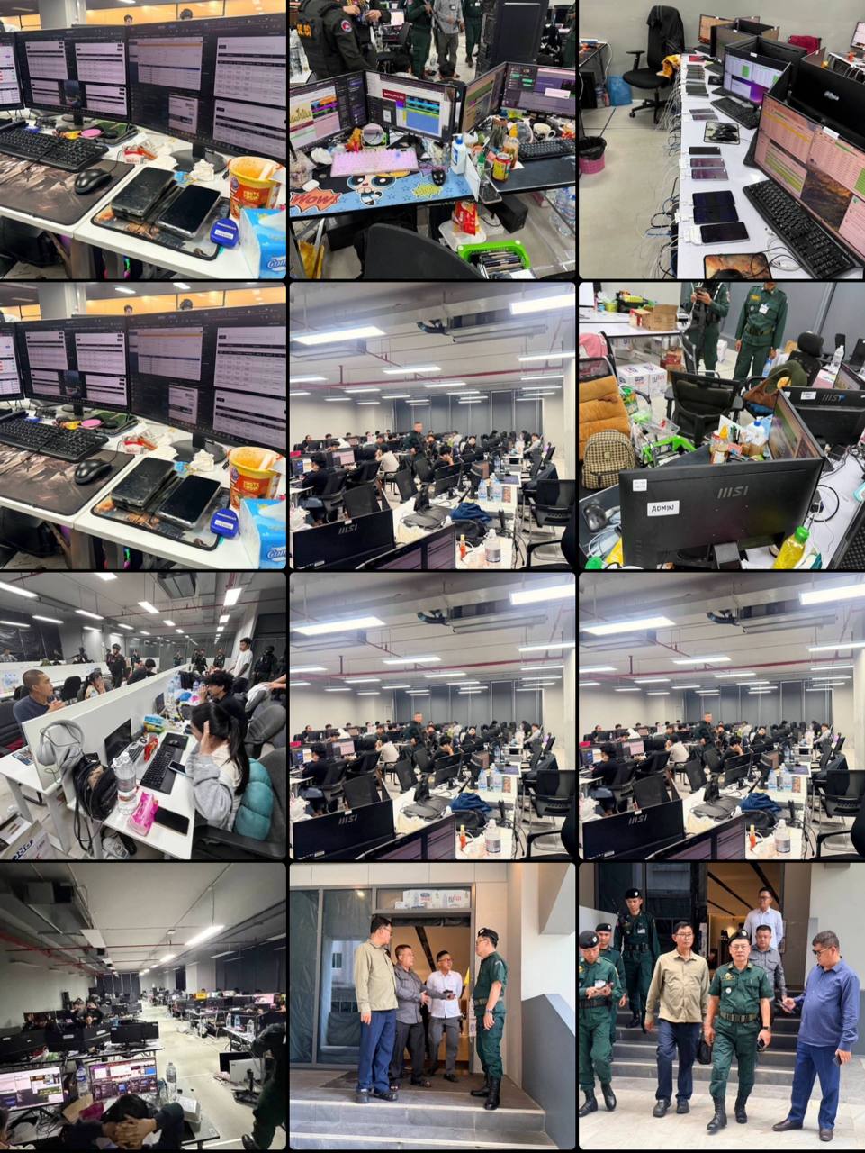 波贝突查网络诈骗窝点!近600人被抓,泰国人被指为主犯