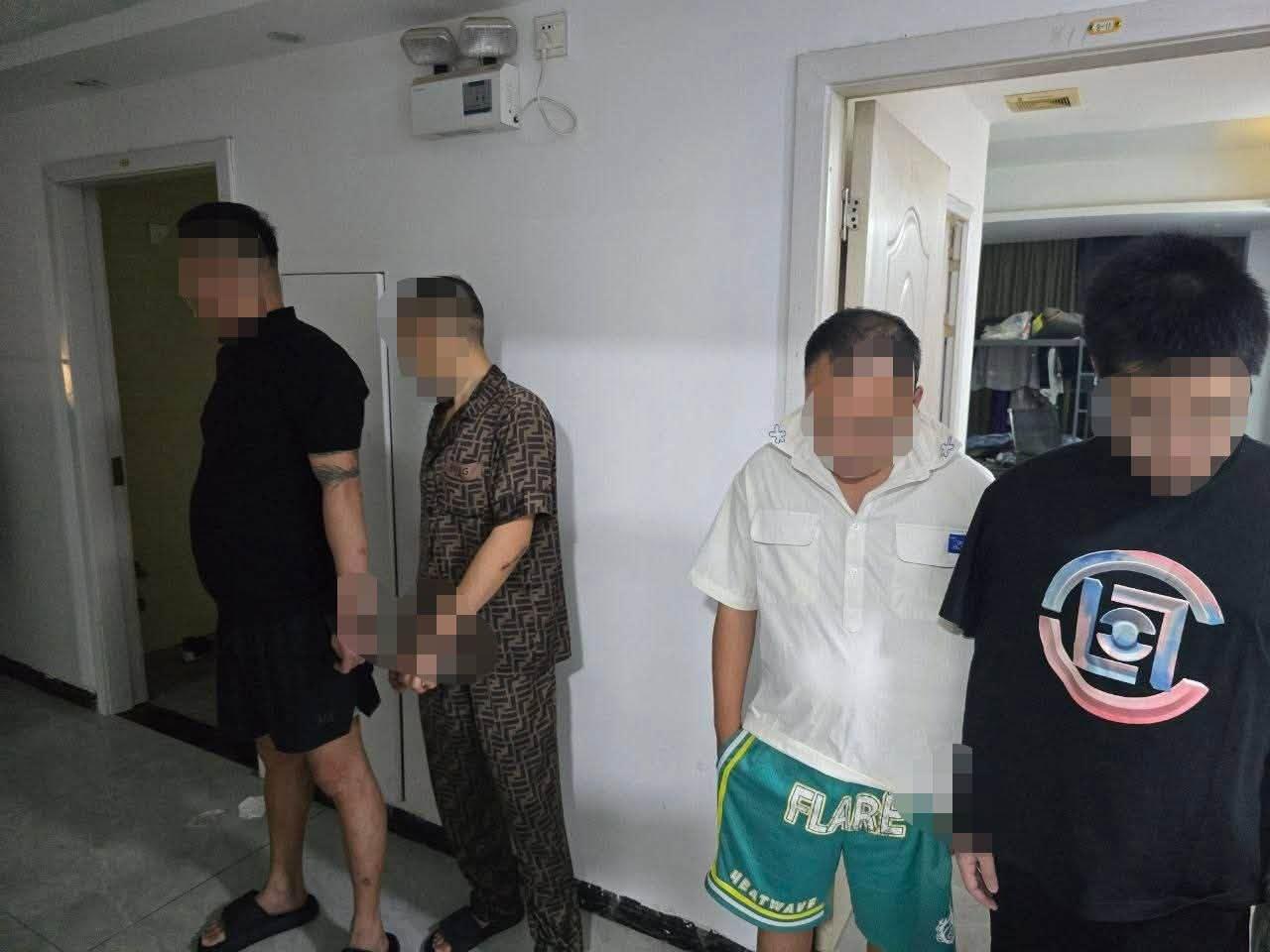 西港宪兵突击查抄22层酒店 逮捕22名涉电诈中国籍人员