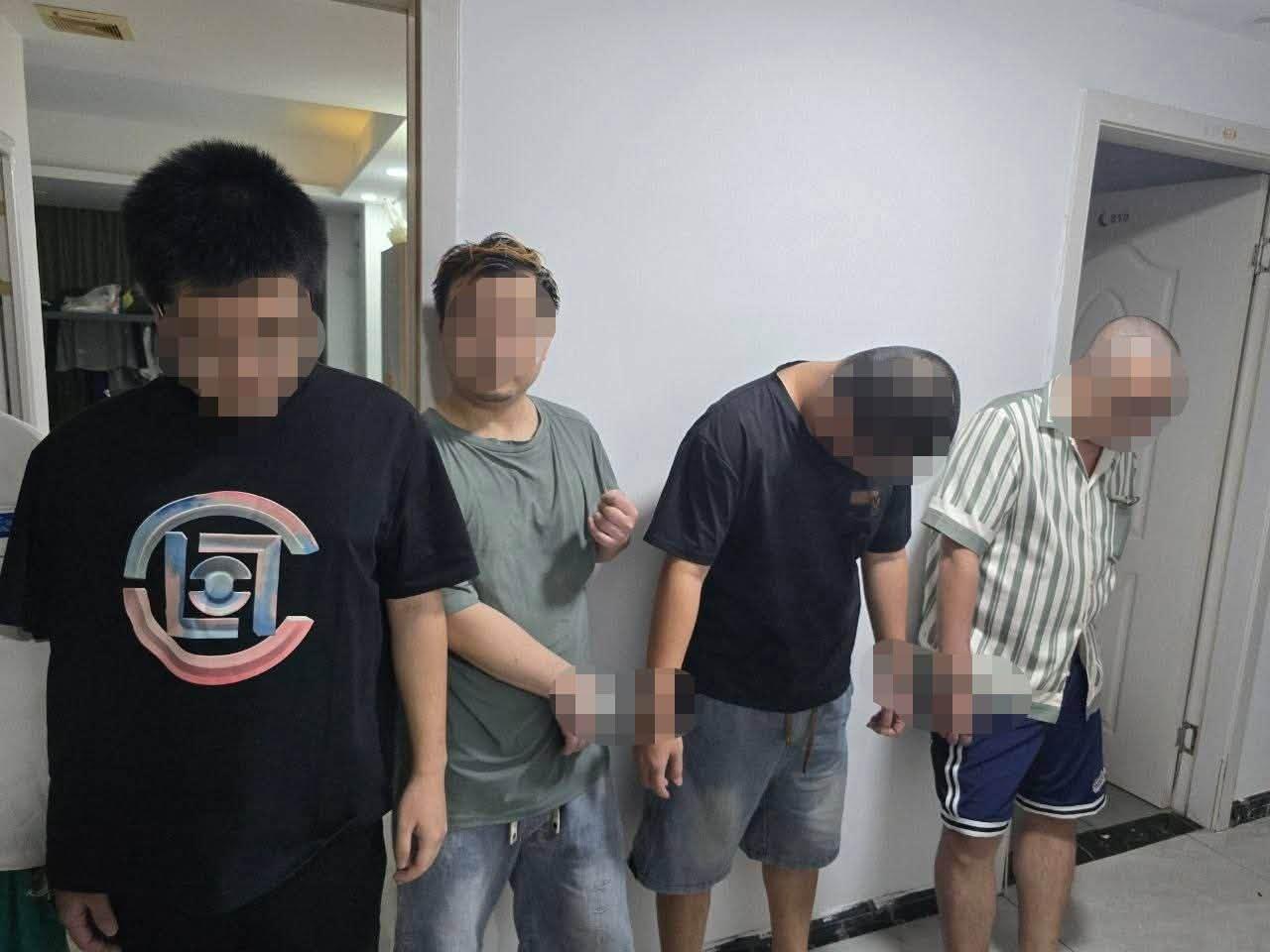 西港宪兵突击查抄22层酒店 逮捕22名涉电诈中国籍人员