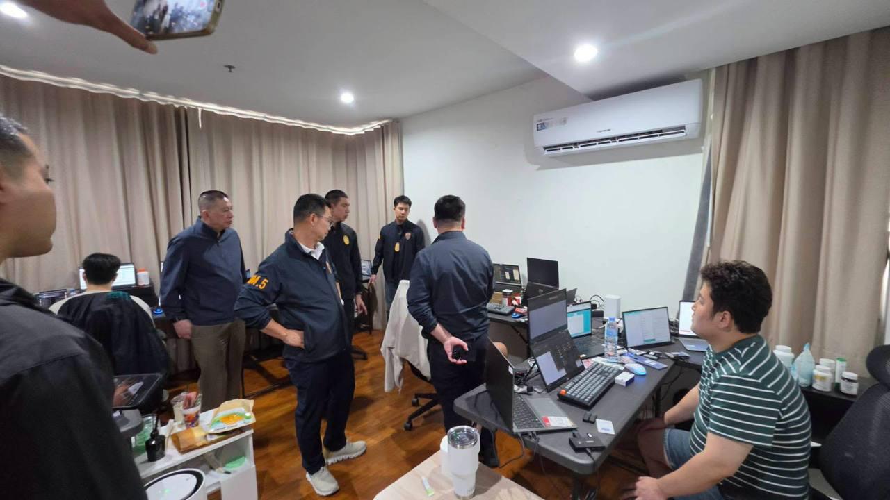 曼谷豪华公寓端掉韩国网赌团伙10人落网
