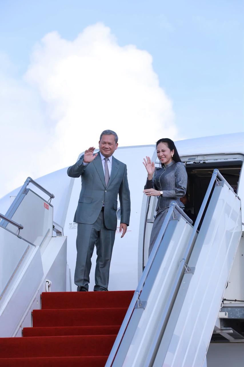 柬埔寨总理洪玛奈率团启程 出访阿塞拜疆、土耳其及哈萨克斯坦三国