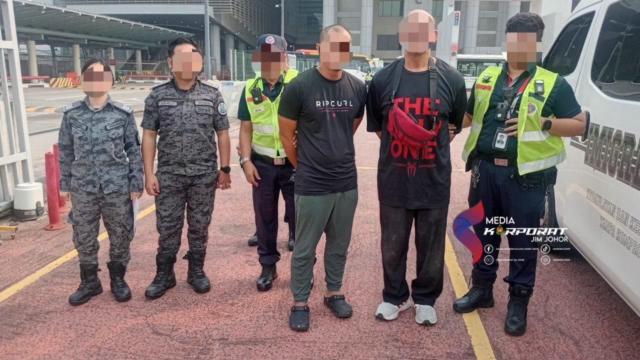 柔佛移民局首周遣返130名外国人,3名中国籍人员在列