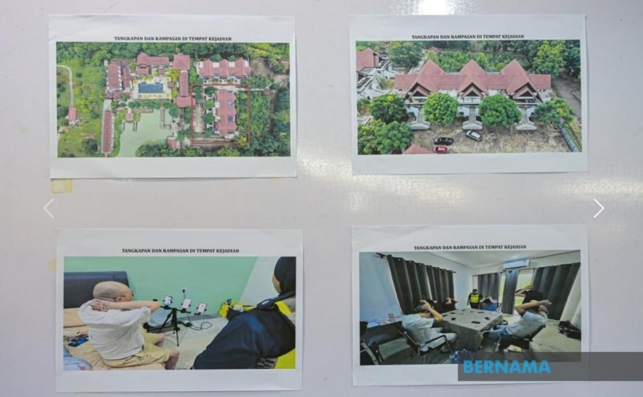 森美兰州捣毁电话诈骗窝点,40人被捕,34名中国籍人员涉案