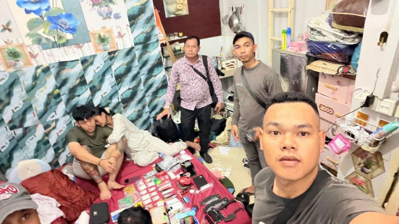 西港宪兵突袭出租屋逮捕4名嫌疑人
