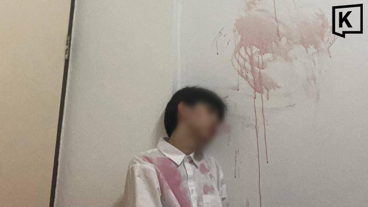 泰国曼谷警方救出遭电诈团伙操控男大学生