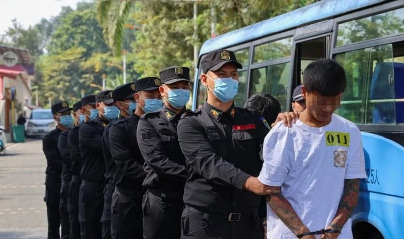 勐拉移交18名中国籍涉诈人员