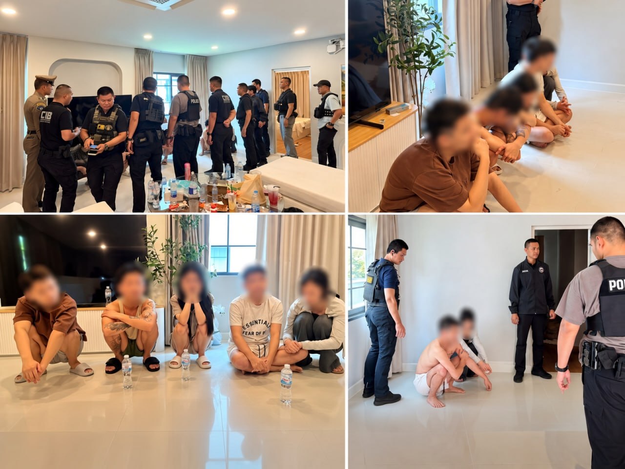 泰国警方抓获4名中国公民