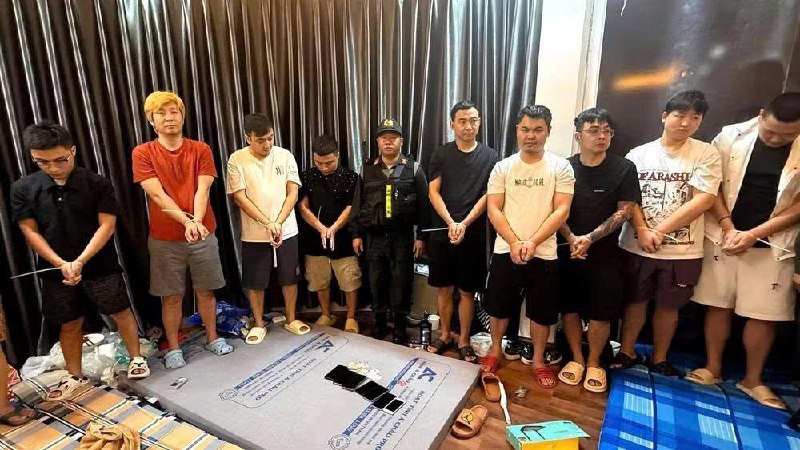 越南同奈市警方查获129名非法入境人员