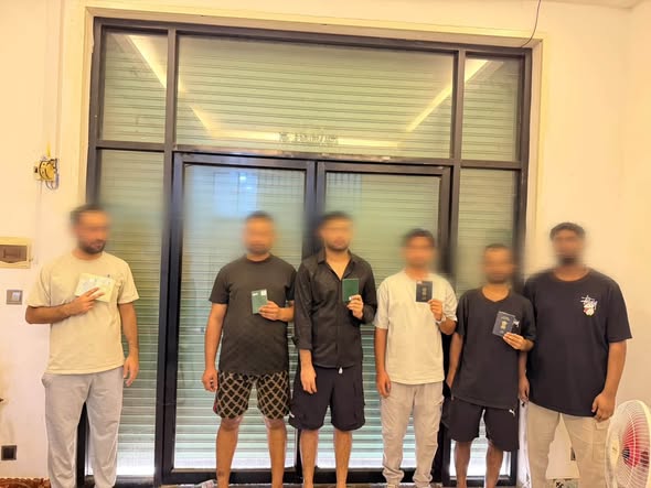 金边警方查获电诈窝点抓获6名外籍人员