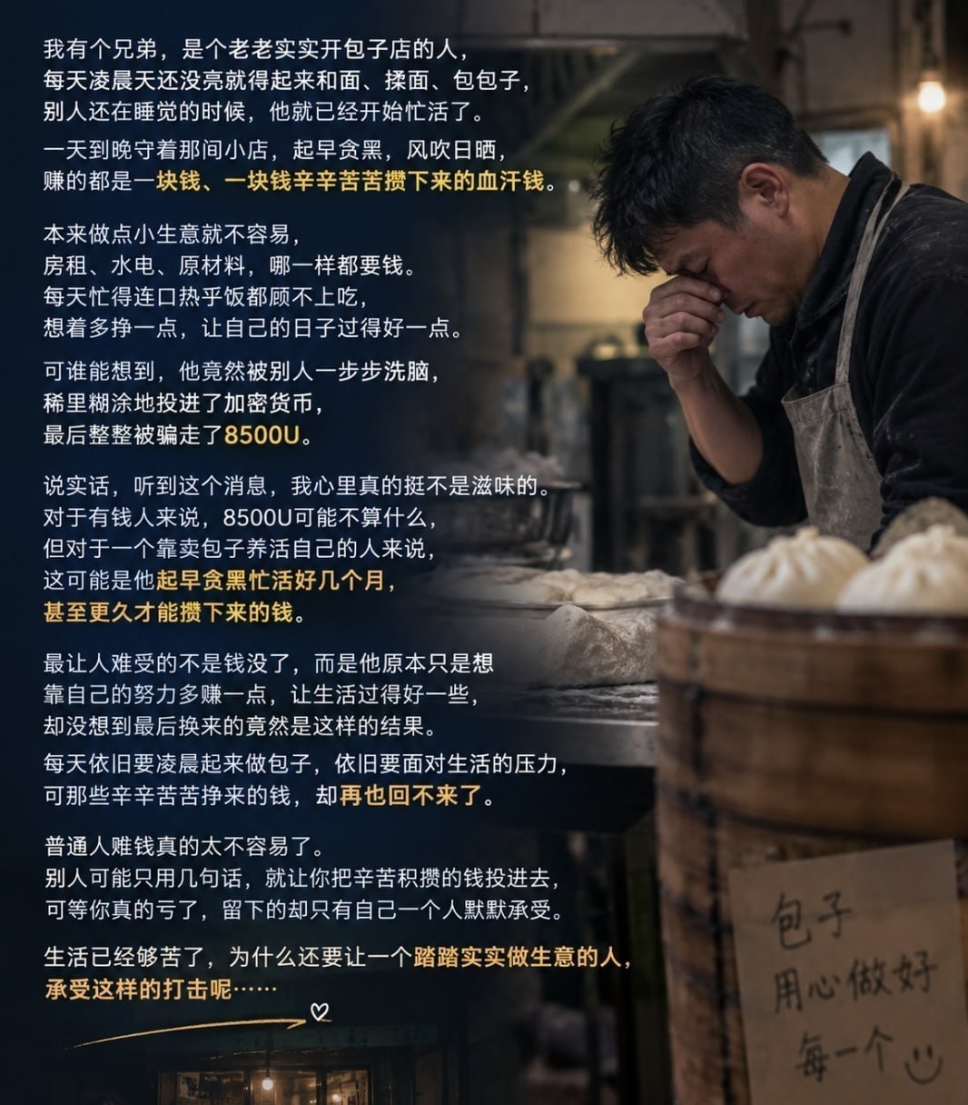 网友感叹普通人赚钱不易